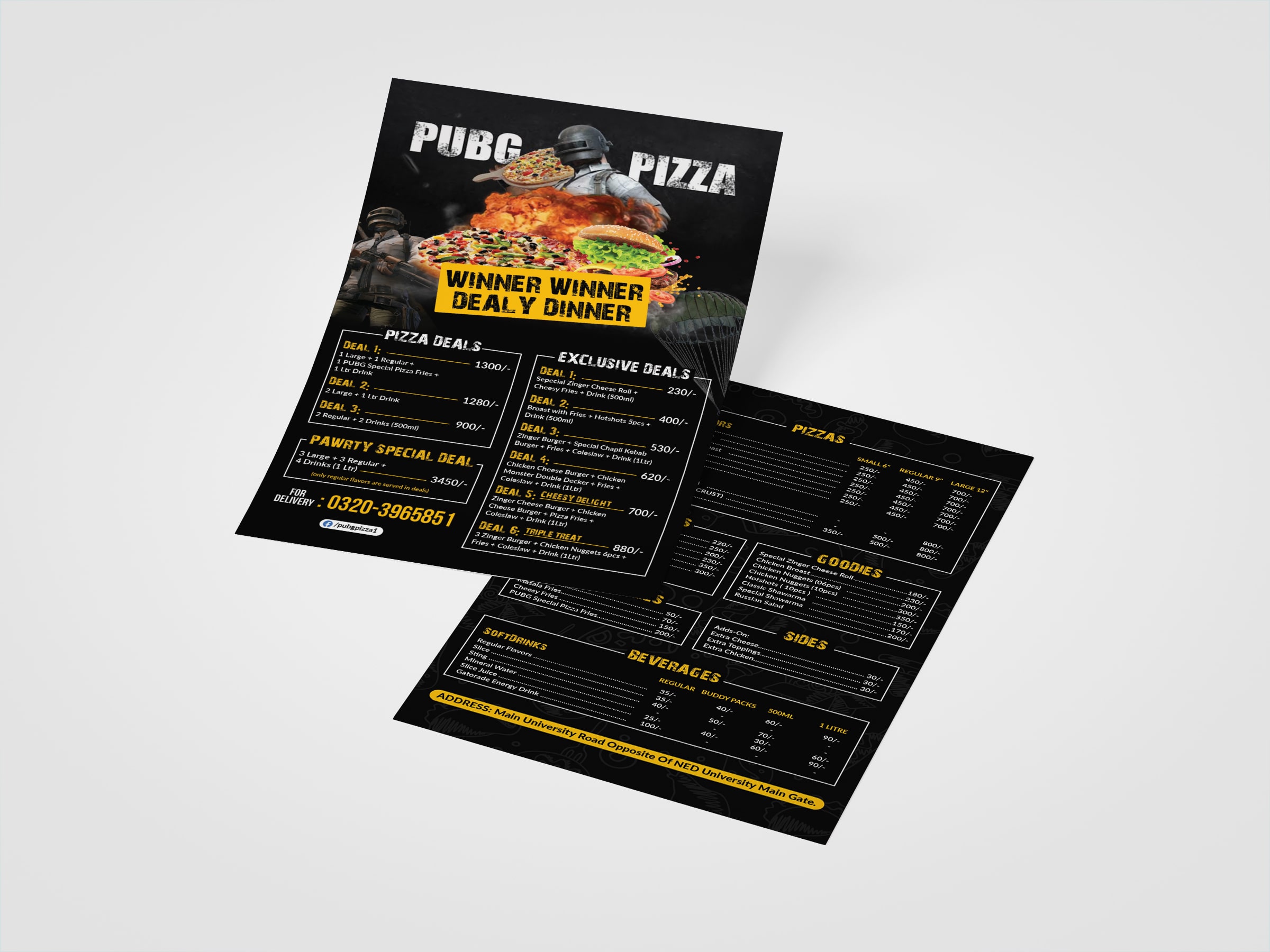 brochure design double vertical layout Bangkok 2026