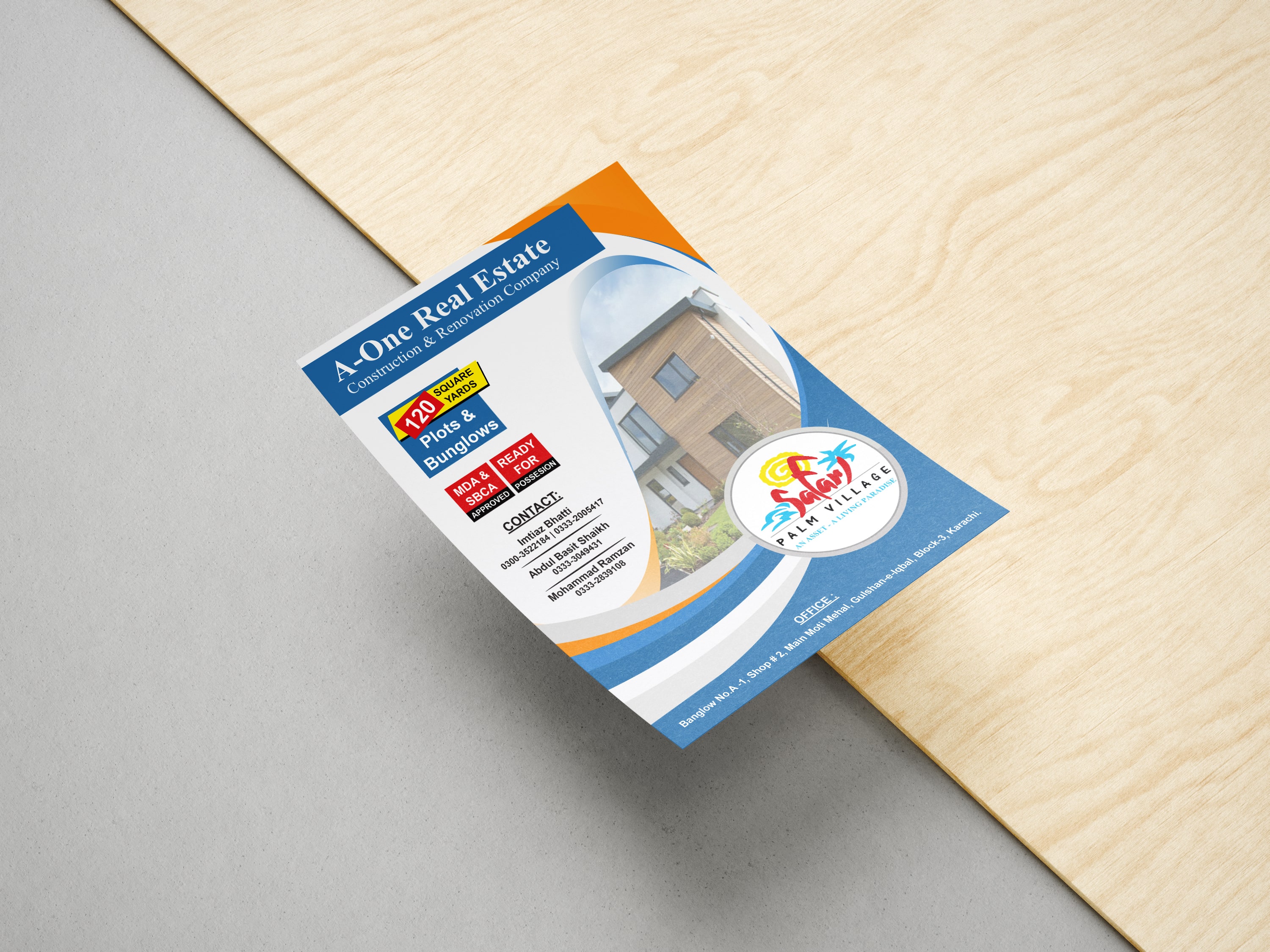 A5 flyer brochure design Bangkok 2026