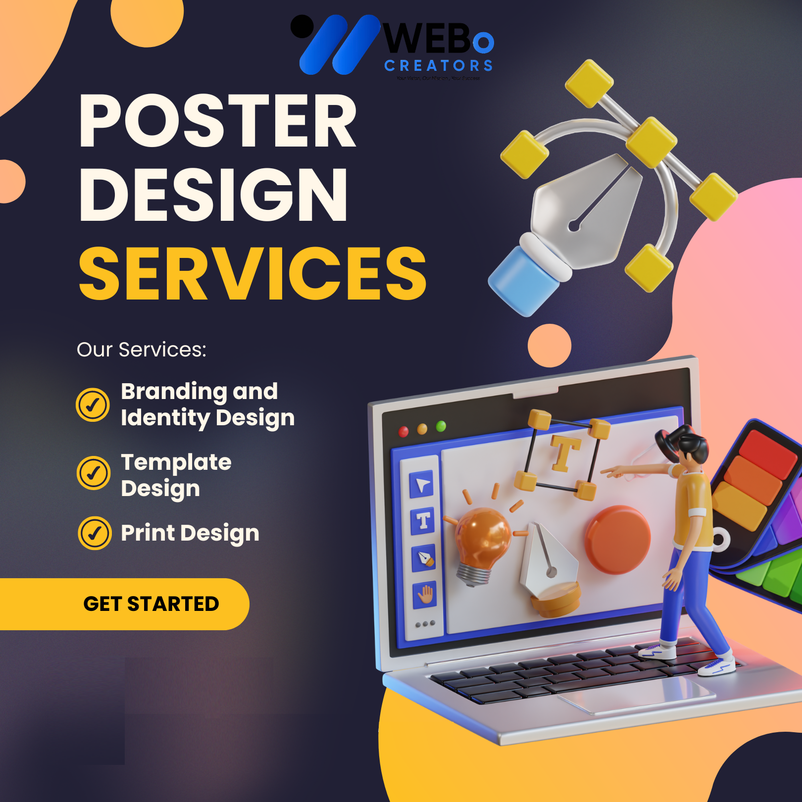 Poster Design Service | Get Powerful Advertising Poster in Bangkok for Business and Events