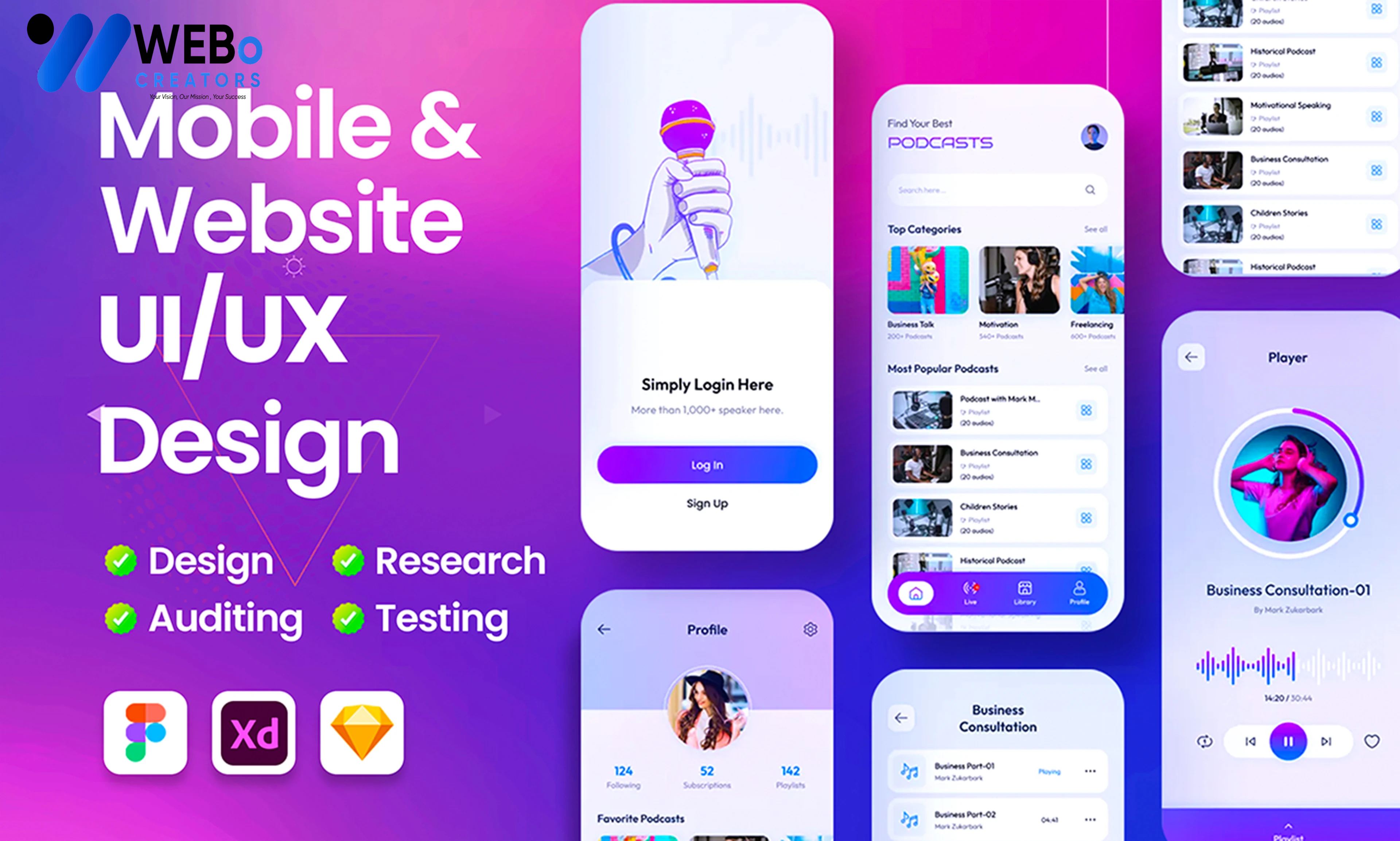 Flutter App UI/UX Design | Beautiful Flutter Interface Design in Bangkok